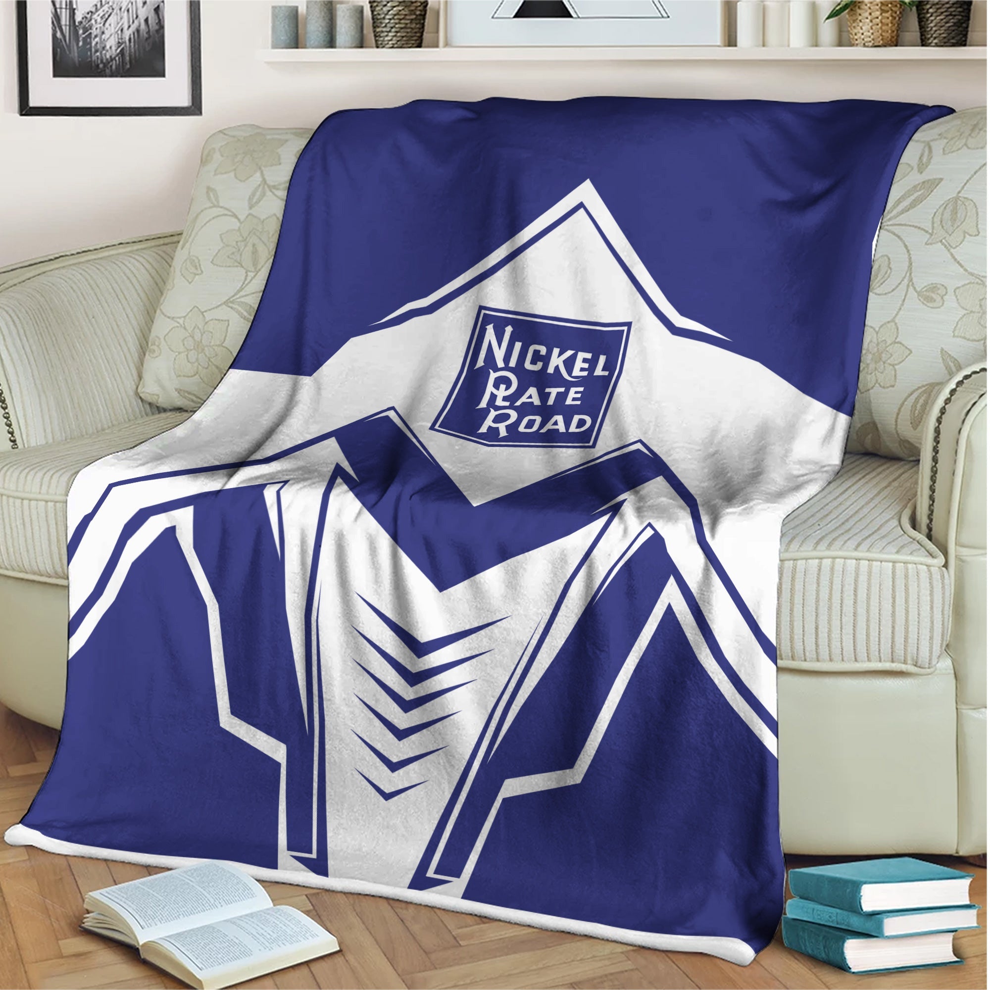 Railspirit New York, Chicago and St. Louis Railroad Blanket Railway Trainspotter Style Nickel Plate Road Blanket Gift Idea For Foamers