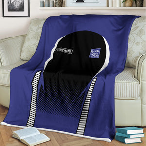 Railspirit Personalized New York, Chicago and St. Louis Railroad Blanket Nickel Plate Road Train Blanket Gift Idea For Train Lover