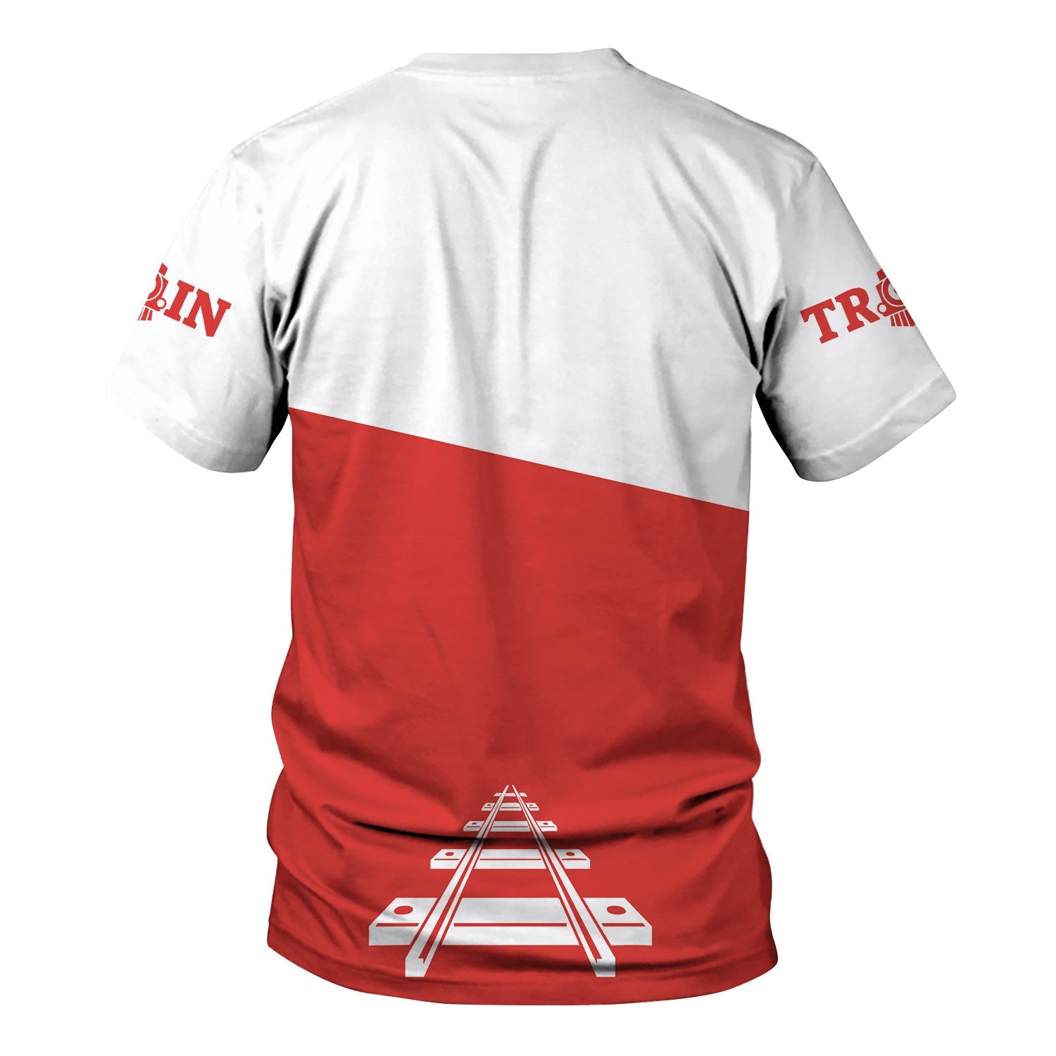 Railspirit Personalized Chicago, Rock Island and Pacific Railroad T Shirt One Track Mind Unisex Train Shirt Gift Idea For Train Lover