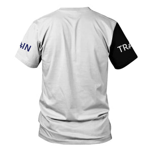 Railspirit Custom Name B&O Great States Railroad T Shirt One Track Mind American Locomotive Train Shirt All Over Print