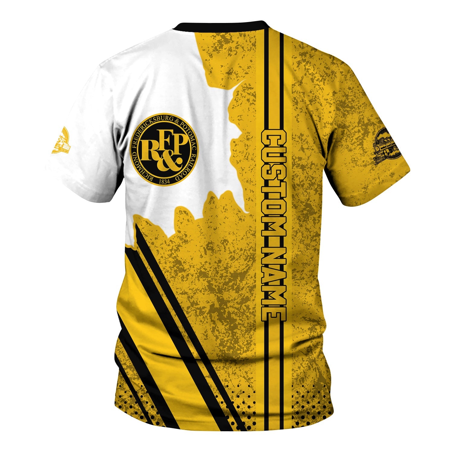 Railspirit Personalized Richmond, Fredericksburg And Potomac Railroad T-Shirt All Over Printed Unisex Shirt