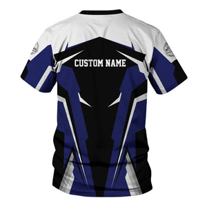 Railspirit Personalized B&O Great States Railroad T Shirt Strong Line Style Train Unisex Shirt All Over Print