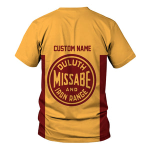 Railspirit Custom Name Duluth, Missabe, & Iron Range Railroad T Shirt Yes I Need All Those Train Printed Shirt
