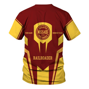 Railspirit Personalized Duluth, Missabe, & Iron Range Railroad T-Shirt Custom Year Railroader Shirt Gift Idea For Train Lover