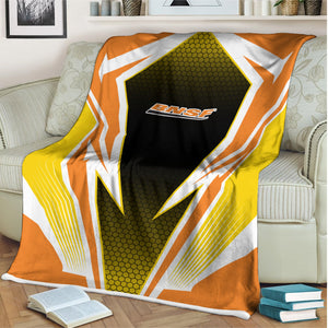 Railspirit BNSF Railway Blanket Lightning Graphic Style Blanket Gift Idea For Train Lover