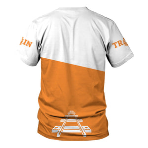 Railspirit Personalized BNSF Railway T Shirt One Track Mind Unisex Train Shirt Gift Idea For Train Lover