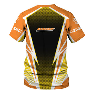 Railspirit Personalized BNSF Railway T-Shirt Lightning Graphic Style Shirt Gift Idea For Train Lover