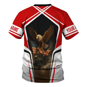 Railspirit Personalized The Chief Santa Fe Railroad T Shirt American Eagle Vintage Train Shirt