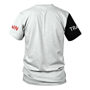 Railspirit Custom Name The Chief Santa Fe Railroad T Shirt Railroad Crossing Sign Train Shirt All Over Print