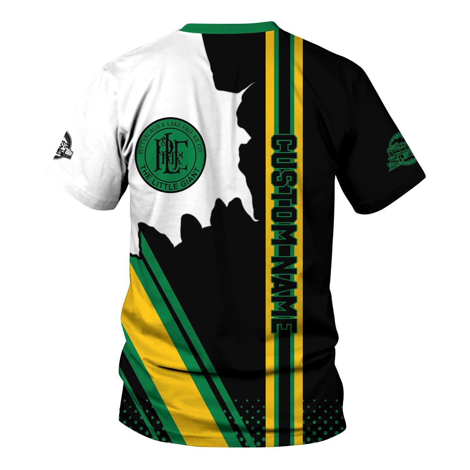 Railspirit Personalized Pittsburgh And Lake Erie Railroad T-Shirt All Over Printed Unisex Shirt