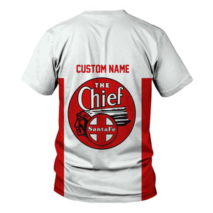 Railspirit Custom Name The Chief Santa Fe Railroad T Shirt Yes I Need All Those Train Printed Shirt