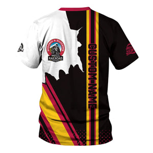 Railspirit Personalized Durango And Silverton Narrow Gauge Railroad T-Shirt All Over Printed Unisex Shirt