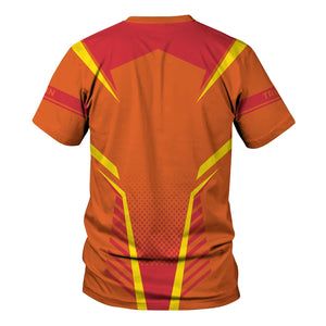 Railspirit Personalized Pacific Electric Railroad T Shirt Unisex Train Shirt All Over Print