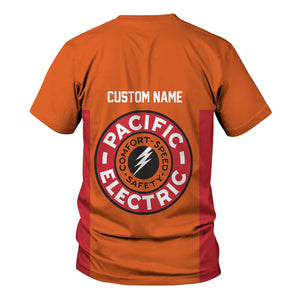 Railspirit Custom Name Pacific Electric Railroad T Shirt Yes I Need All Those Train Printed Shirt