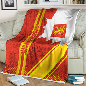 Railspirit Personalized Strasburg Railroad Blanket Vintage All Over Printed Blanket