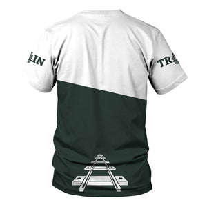 Railspirit Personalized Youngstown & Southern Railroad T Shirt One Track Mind Unisex Train Shirt Gift Idea For Train Lover