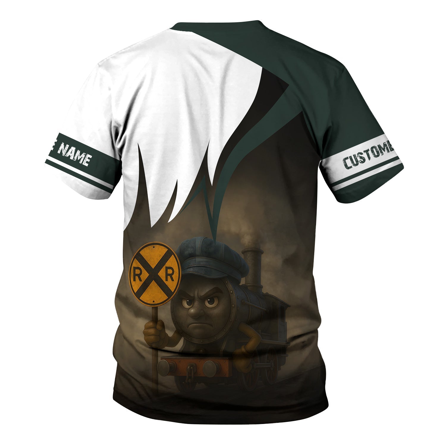 Railspirit Personalized Youngstown & Southern Railroad T-Shirt Angry Train Shirt Gift Idea For Train Lover