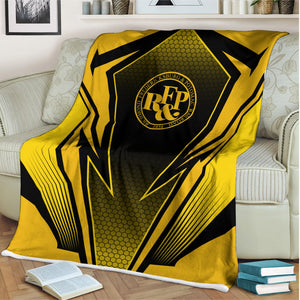 Railspirit Richmond, Fredericksburg And Potomac Railroad Blanket Lightning Graphic Style Blanket Gift Idea For Train Lover