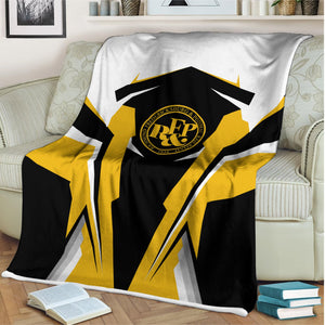 Railspirit Personalized Richmond, Fredericksburg And Potomac Railroad Blanket Strong Line Train Blanket Gift Idea For Train Lover