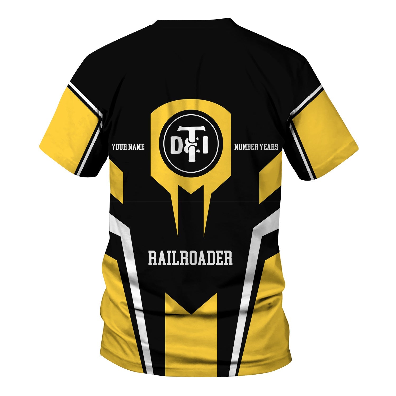 Railspirit Personalized Detroit Toledo And Ironton Railroad T-Shirt Custom Year Railroader Shirt Gift Idea For Train Lover