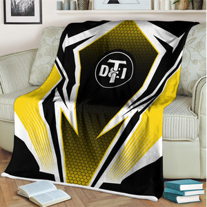 Railspirit Detroit Toledo And Ironton Railroad Blanket Lightning Graphic Style Blanket Gift Idea For Train Lover