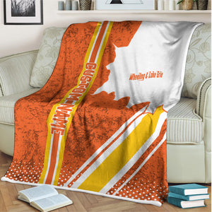 Railspirit Personalized Wheeling And Lake Erie Railroad Blanket Vintage All Over Printed Blanket