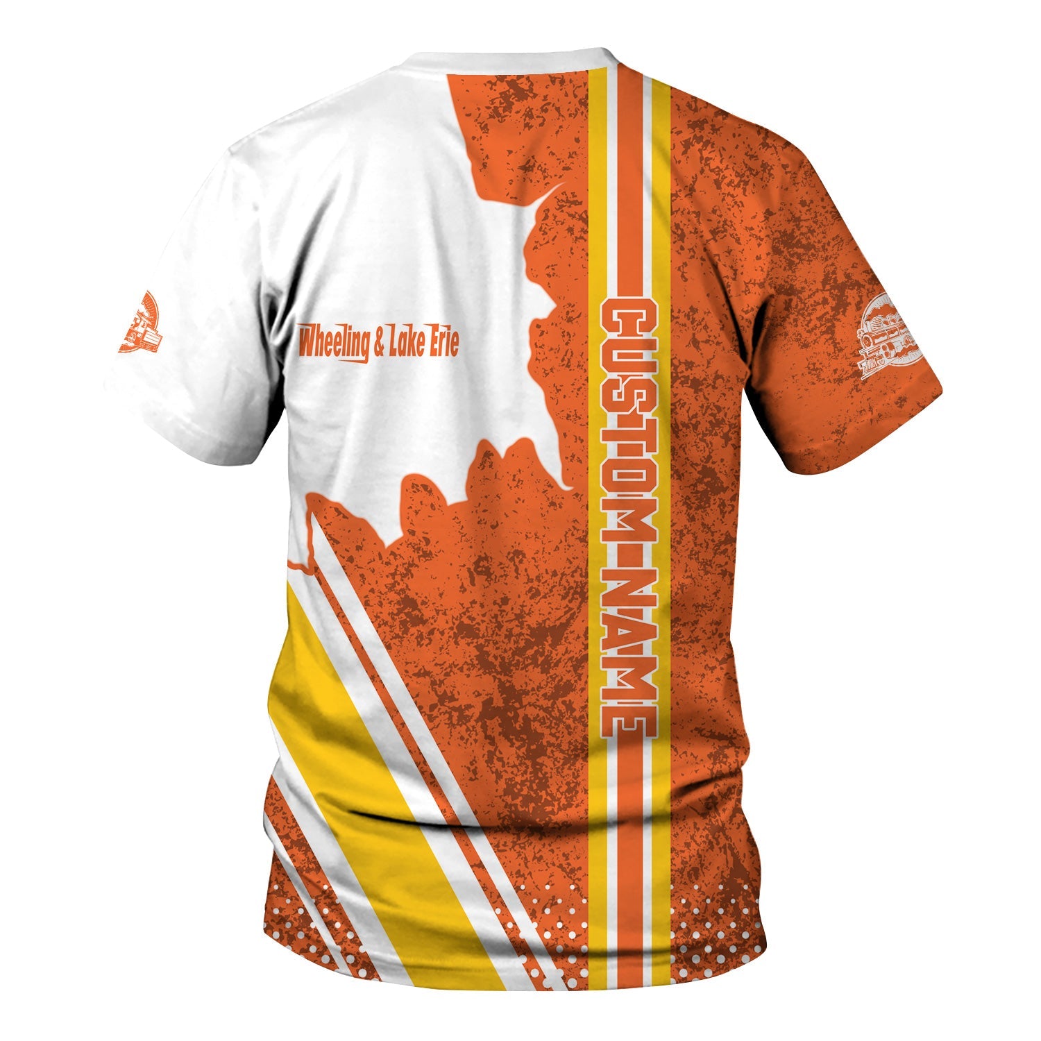 Railspirit Personalized Wheeling And Lake Erie Railroad T-Shirt All Over Printed Unisex Shirt