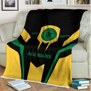 Railspirit Personalized Pittsburgh And Lake Erie Railroad Blanket Custom Year Railroader Gift Idea For Train Lover