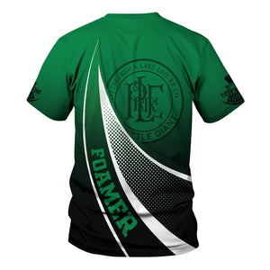 Railspirit Personalized Pittsburgh And Lake Erie Railroad T-Shirt Railway-Themed Style Shirt Gift Idea For Trainspotter