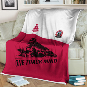 Railspirit Personalized Durango And Silverton Narrow Gauge Railroad Blanket One Track Mind Train Blanket Gift Idea For Train Lover