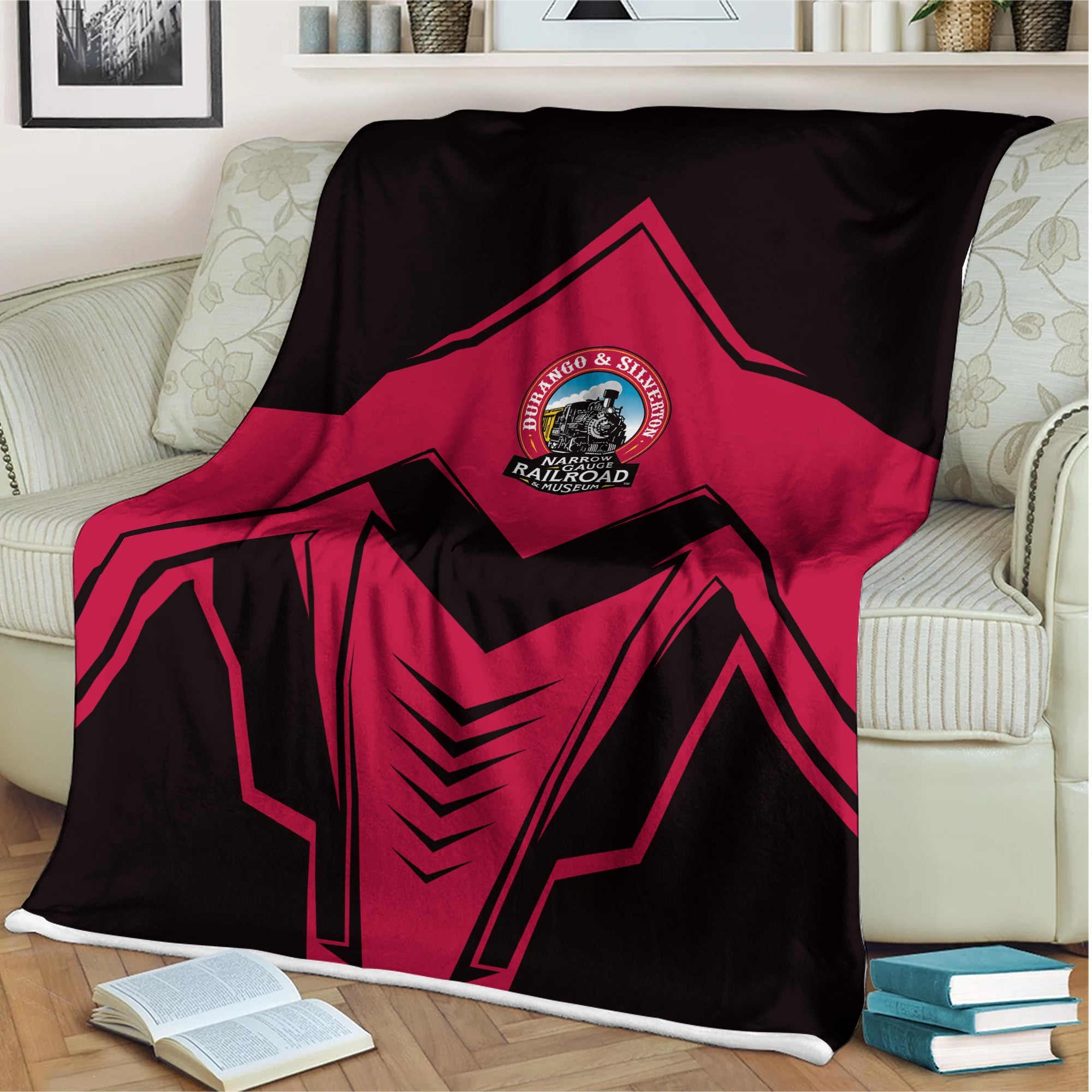 Railspirit Durango And Silverton Narrow Gauge Railroad Blanket Railway Trainspotter Style Blanket Gift Idea For Foamers