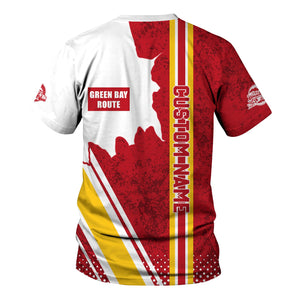 Railspirit Personalized Green Bay & Western Railroad T-Shirt All Over Printed Unisex Shirt