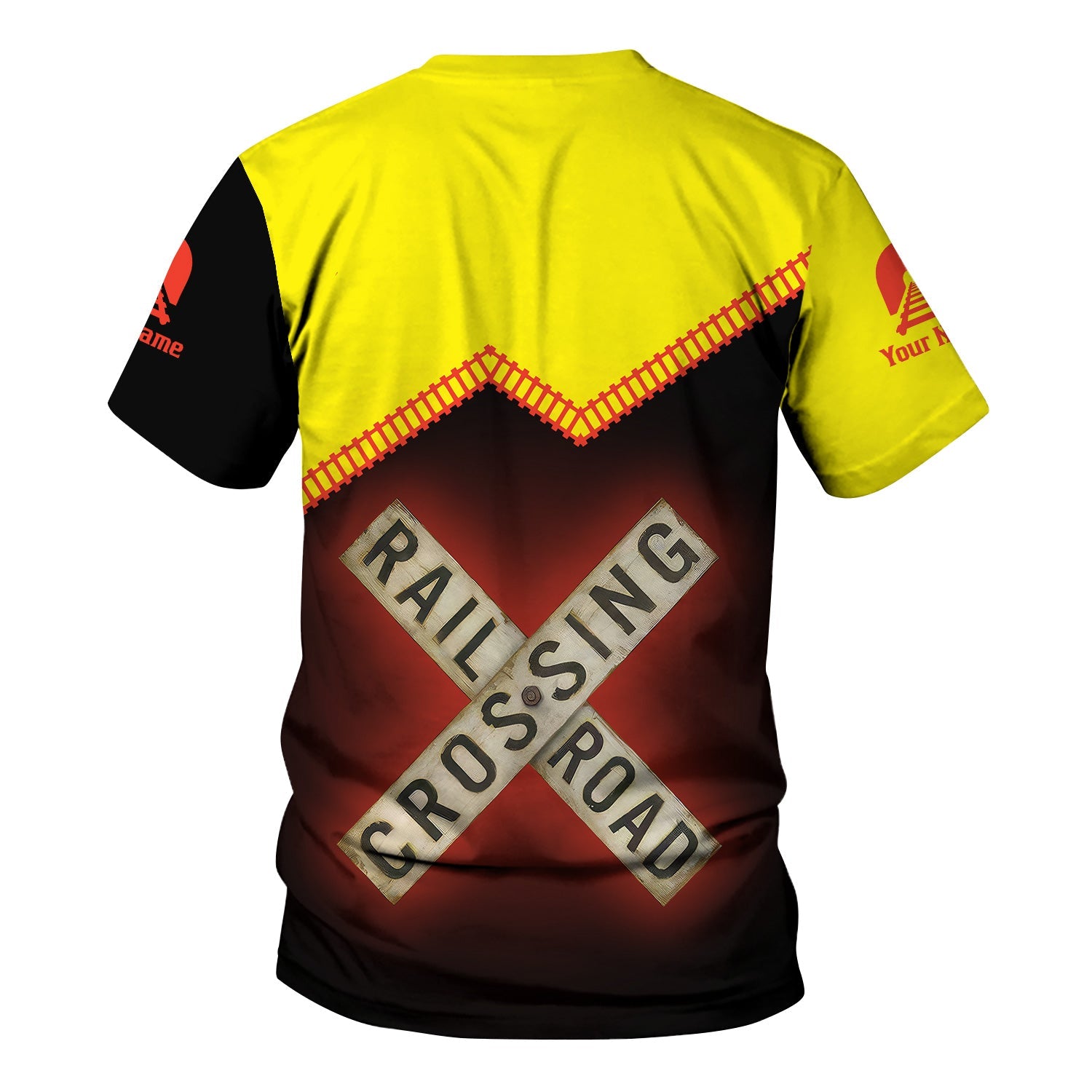 Railspirit Personalized Strasburg Railroad T Shirt Railroad Crossing Printed Train Track Shirt