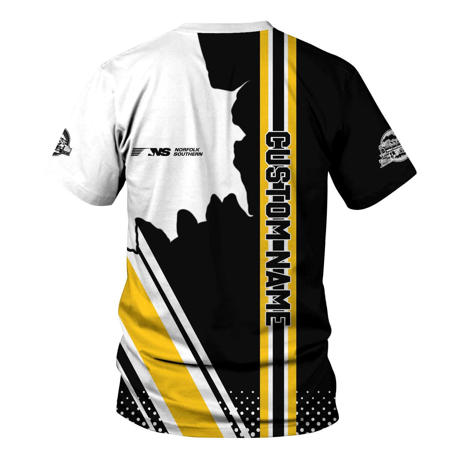 Railspirit Personalized Norfolk Southern Railway T-Shirt All Over Printed Unisex Shirt