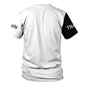 Railspirit Custom Name CSX Transportation Railroad T Shirt Railroad Crossing Sign Train Shirt All Over Print