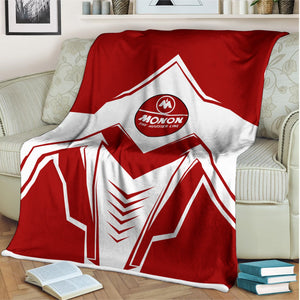 Railspirit Monon Railroad Blanket Railway Trainspotter Style Blanket Gift Idea For Foamers