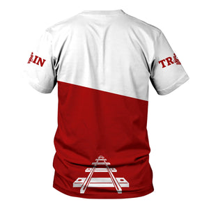 Railspirit Personalized Monon Railroad T Shirt One Track Mind Unisex Train Shirt Gift Idea For Train Lover