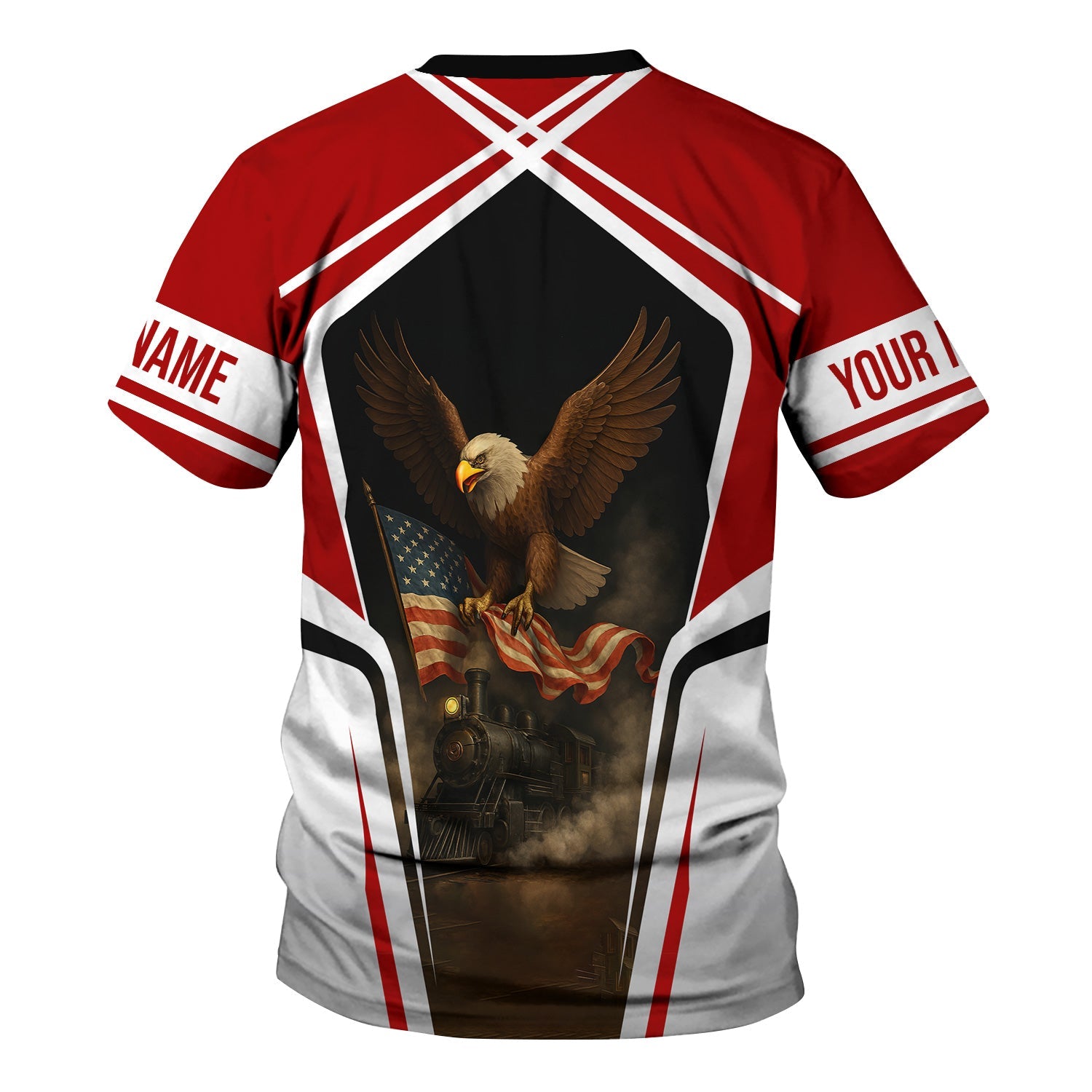 Railspirit Personalized Monon Railroad T Shirt American Eagle Vintage Train Shirt