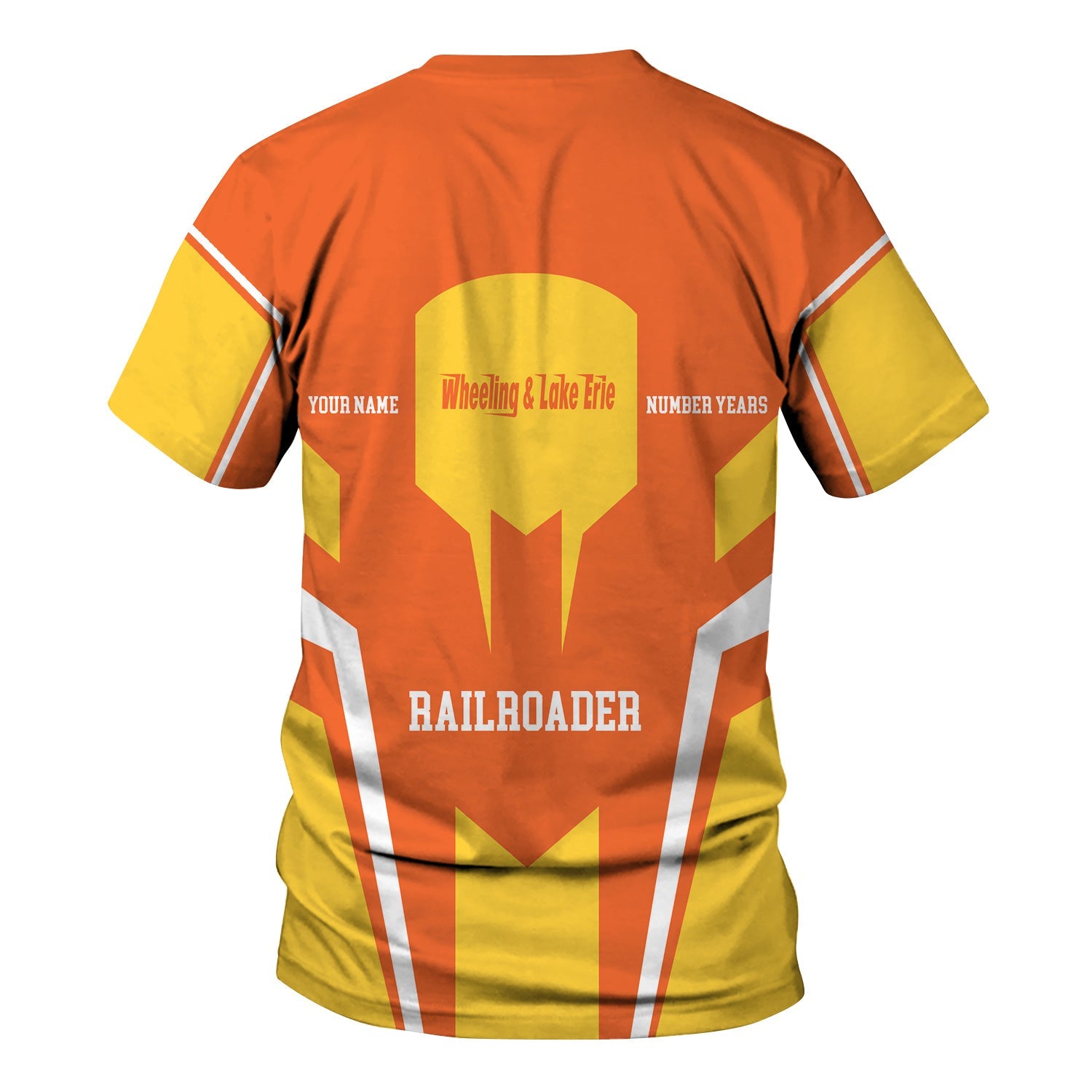 Railspirit Personalized Wheeling And Lake Erie Railroad T-Shirt Custom Year Railroader Shirt Gift Idea For Train Lover