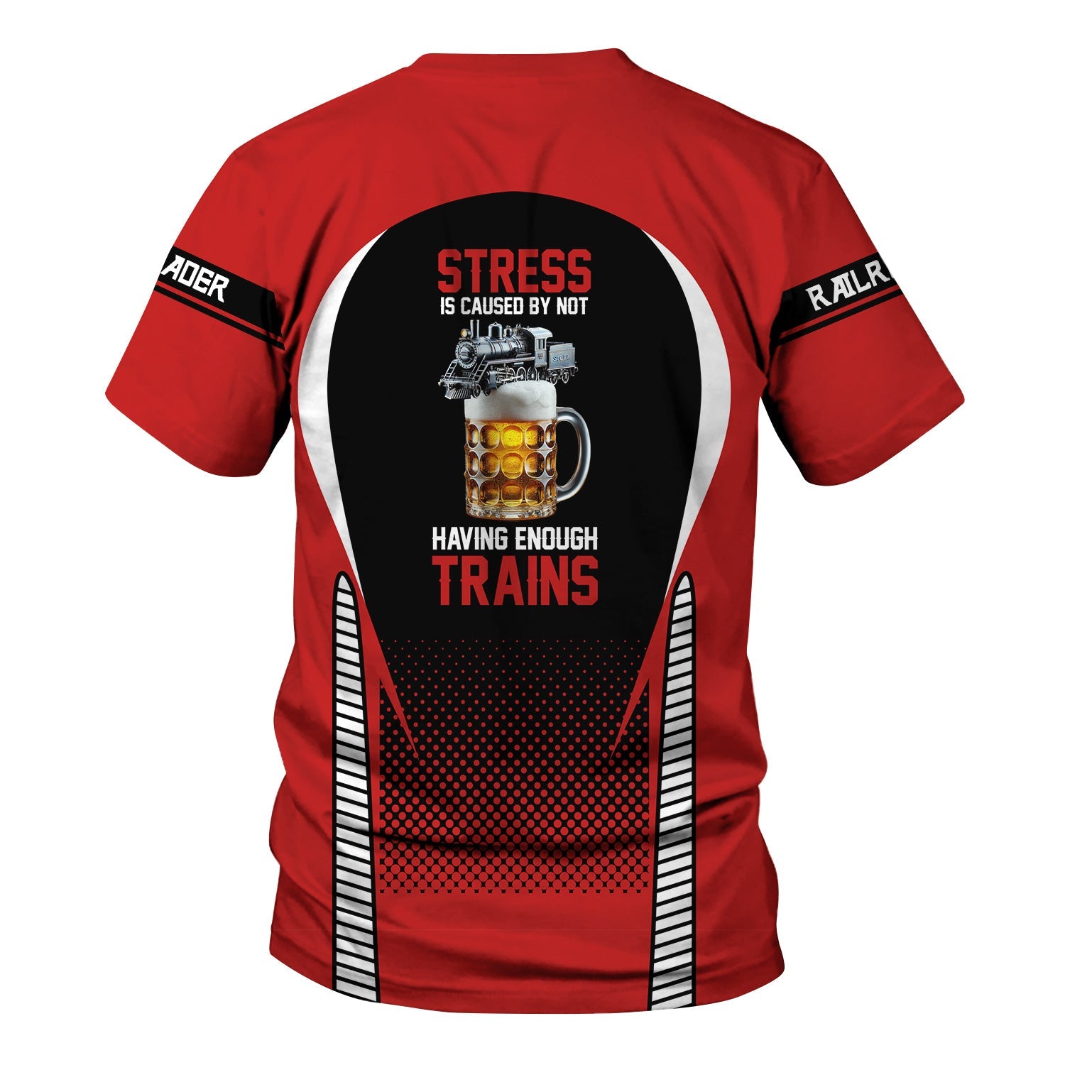 Railspirit Personalized Bangor And Aroostook Railroad T Shirt Stress Is Caused By Not Having Enough Trains Shirt All Over Print