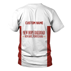 Railspirit Custom Name New Hope Railroad T Shirt Yes I Need All Those Train Printed Shirt