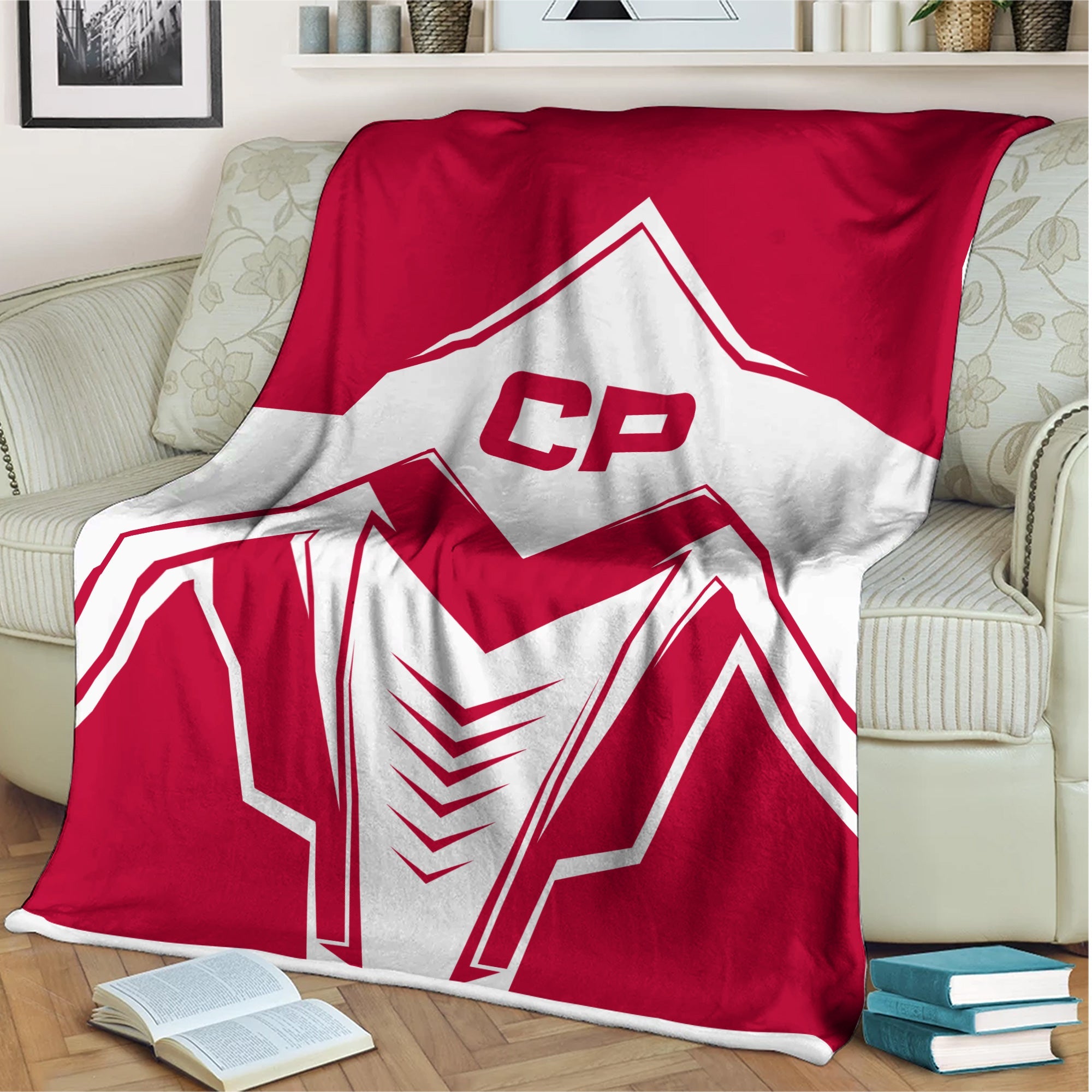 Railspirit Canadian Pacific Railroad Blanket Railway Trainspotter Style Blanket Gift Idea For Foamers