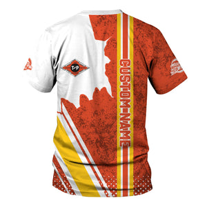 Railspirit Personalized Texas and Pacific Railway T-Shirt All Over Printed Unisex Shirt