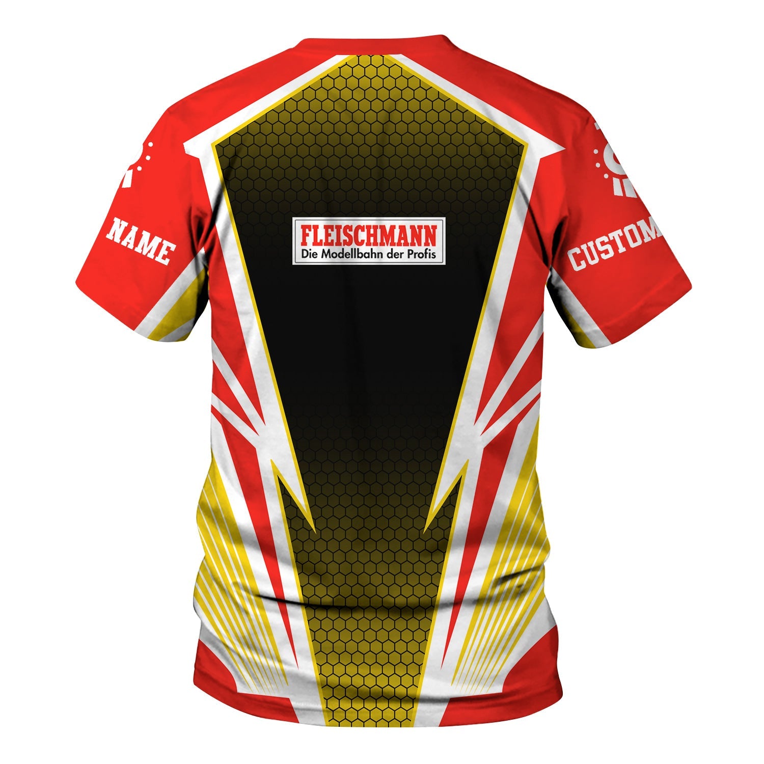 Railspirit Personalized Fleischmann And Western Railroad T-Shirt Lightning Graphic Style Shirt Gift Idea For Train Lover