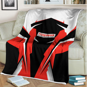 Railspirit Personalized Fleischmann And Western Railroad Blanket Strong Line Train Blanket Gift Idea For Train Lover