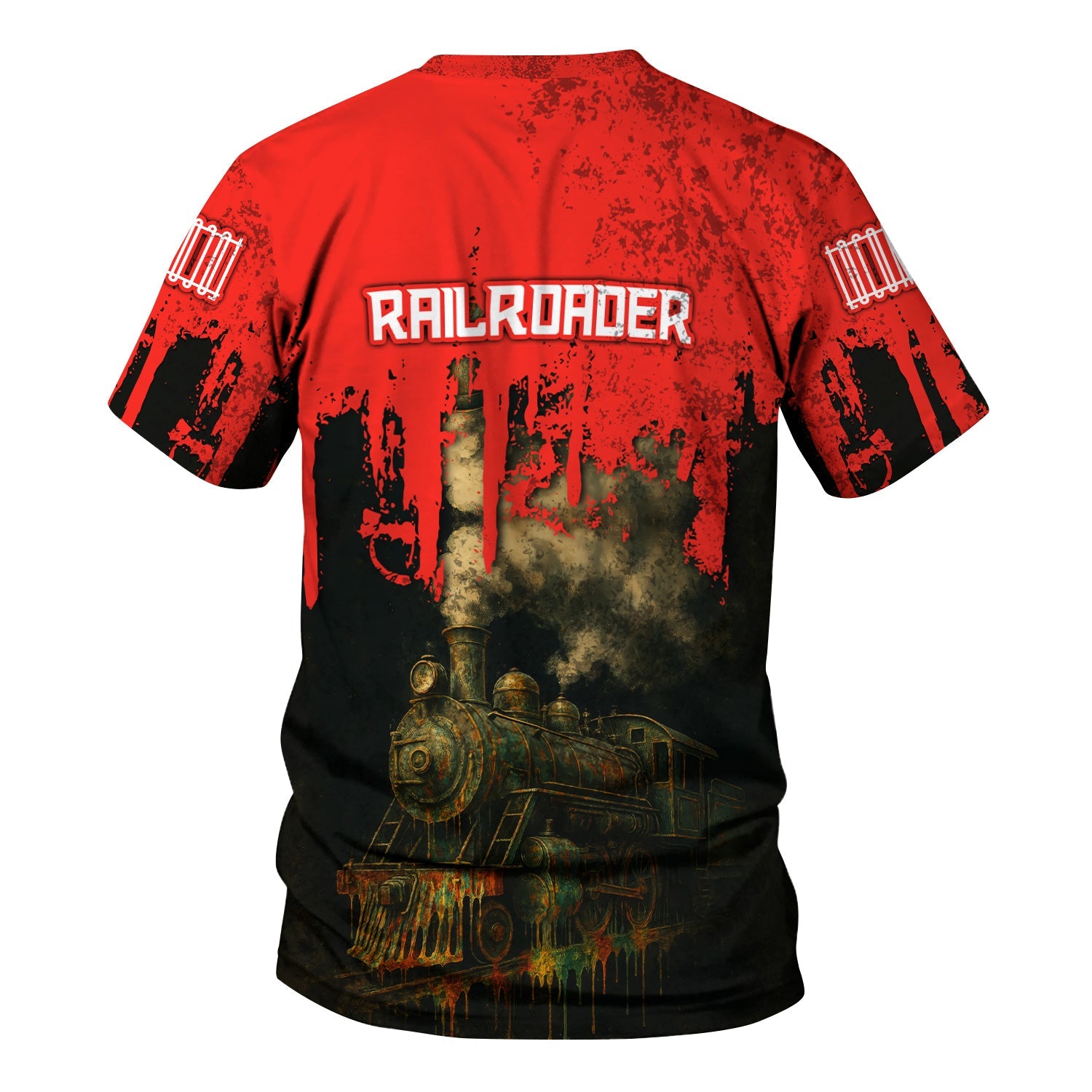 Railspirit Personalized Fleischmann And Western Railroad T-Shirt Vintage Train Art Style Shirt For Locomotive Fans