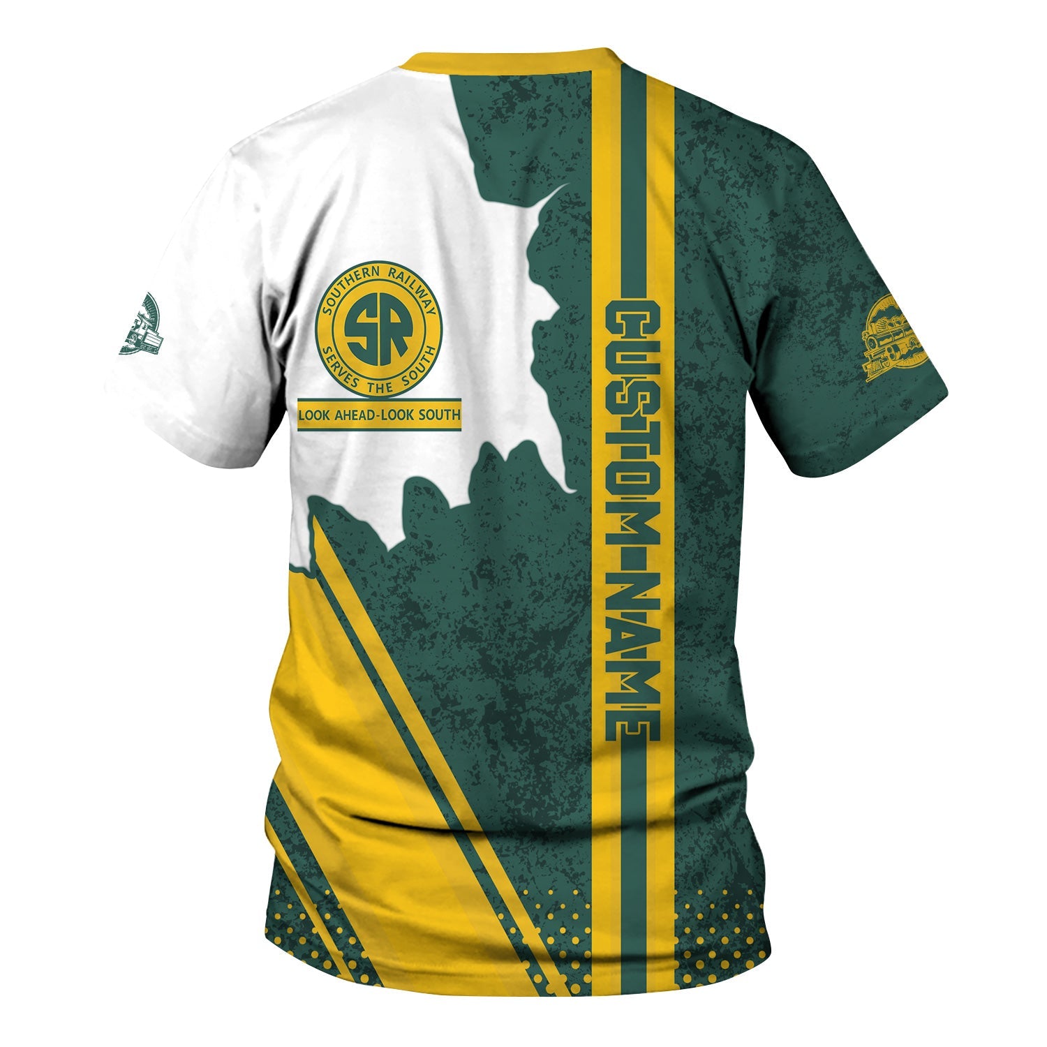 Railspirit Personalized Southern Railway U.S T-Shirt SOU All Over Printed Unisex Shirt