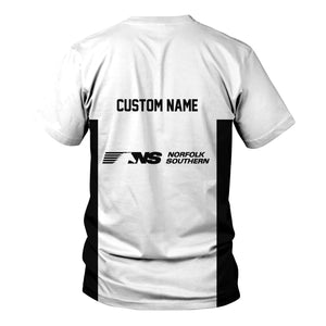 Railspirit Custom Name Norfolk Southern Railway T Shirt Yes I Need All Those Train Printed Shirt