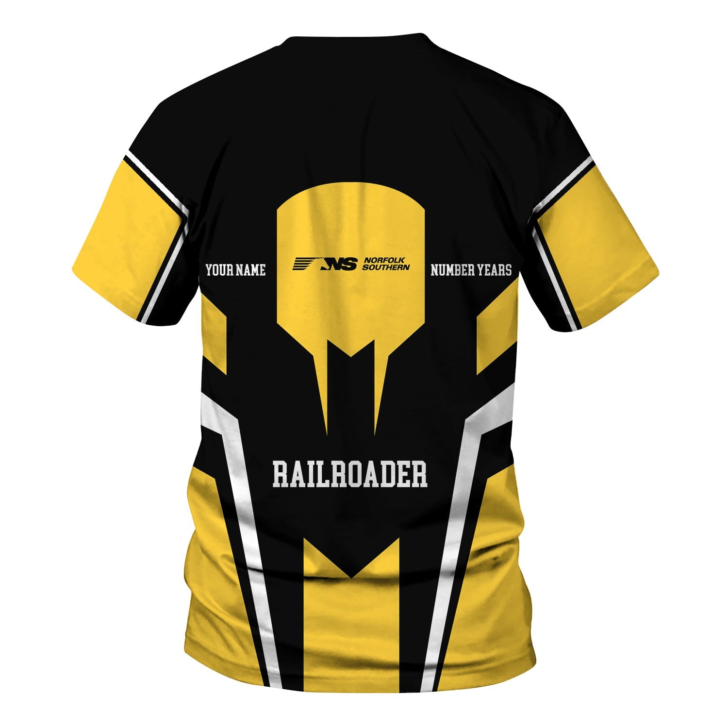 Railspirit Personalized Norfolk Southern Railway T-Shirt Custom Year Railroader Shirt Gift Idea For Train Lover