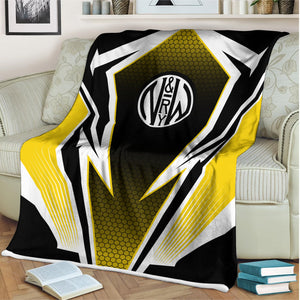 Railspirit Norfolk and Western Railway Blanket Lightning Graphic Style N&W Blanket Gift Idea For Train Lover